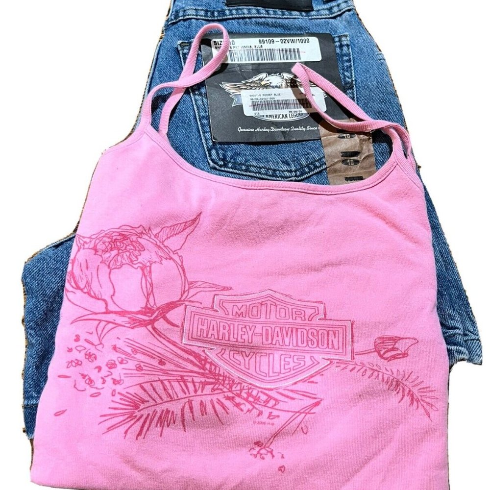 women’s Harley Davison shorts set With Shorts And Tank Top